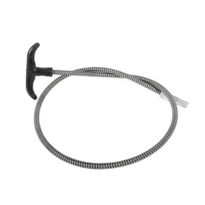 Fjäder med handtag för rensborste