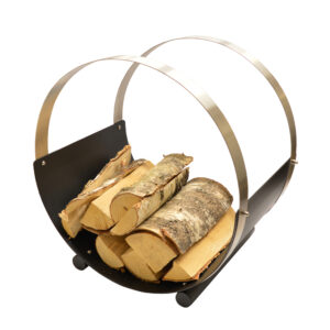 Vedkorg Tunnan Rostfri