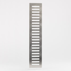 Rostfritt Varmluftsgaller 510X100 mm