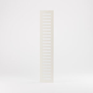 Vitt Varmluftsgaller 510X100 mm