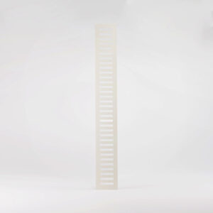 Vitt Varmluftsgaller 760X100 mm