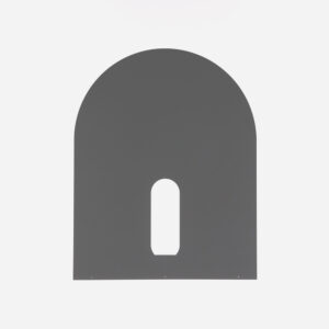 Golvplåt 80x100 grå med hål