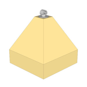 Dragkudde komplett 350-350MM