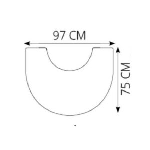Formskuret golvglas 7848/49 7948/49