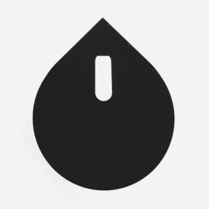 Golvplåt 100X100 cm Emaljerad med hål för tilluft